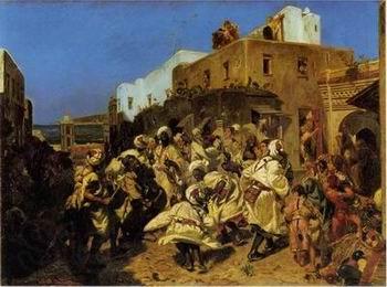 unknow artist Arab or Arabic people and life. Orientalism oil paintings 103